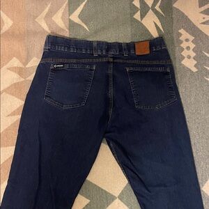 Origin USA Delta Flex Jeans Relaxed Fit Dark Wash 36/36